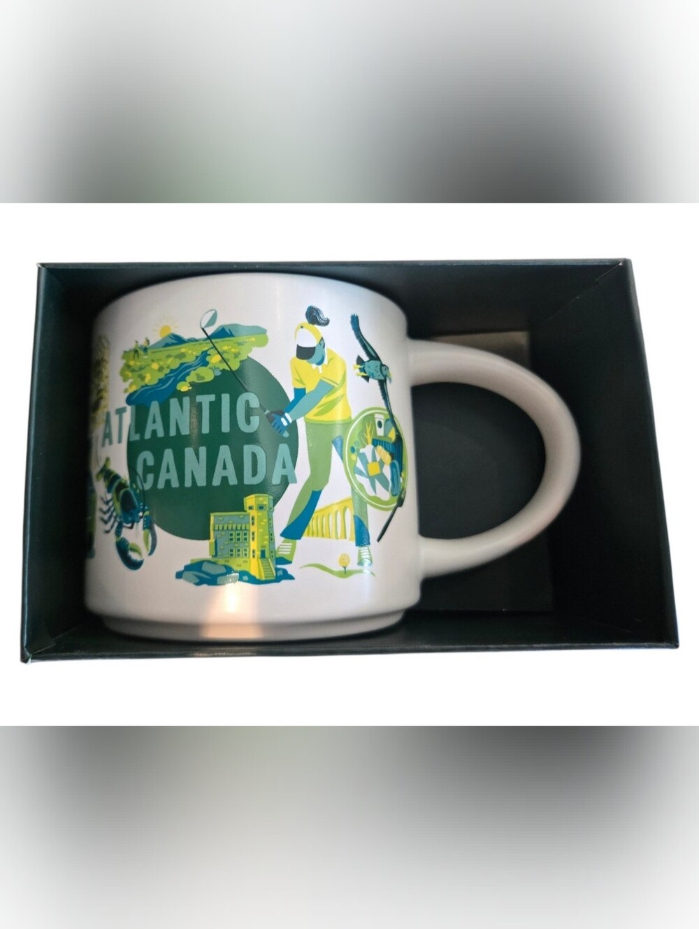 Starbucks Discovery Series Been There Ceramic Mug Atlantic Canada 14 oz